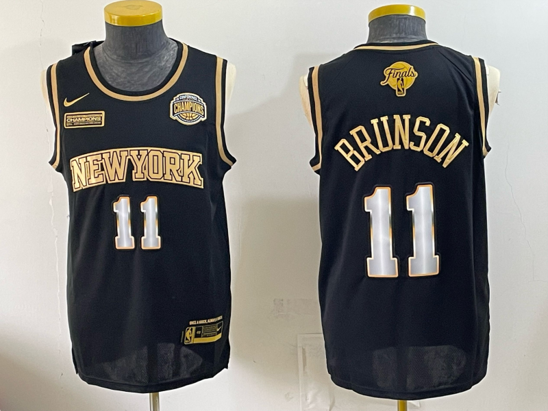 Men New York Knicks #11 Brunson black  2026 Nike NBA jersey 0701007